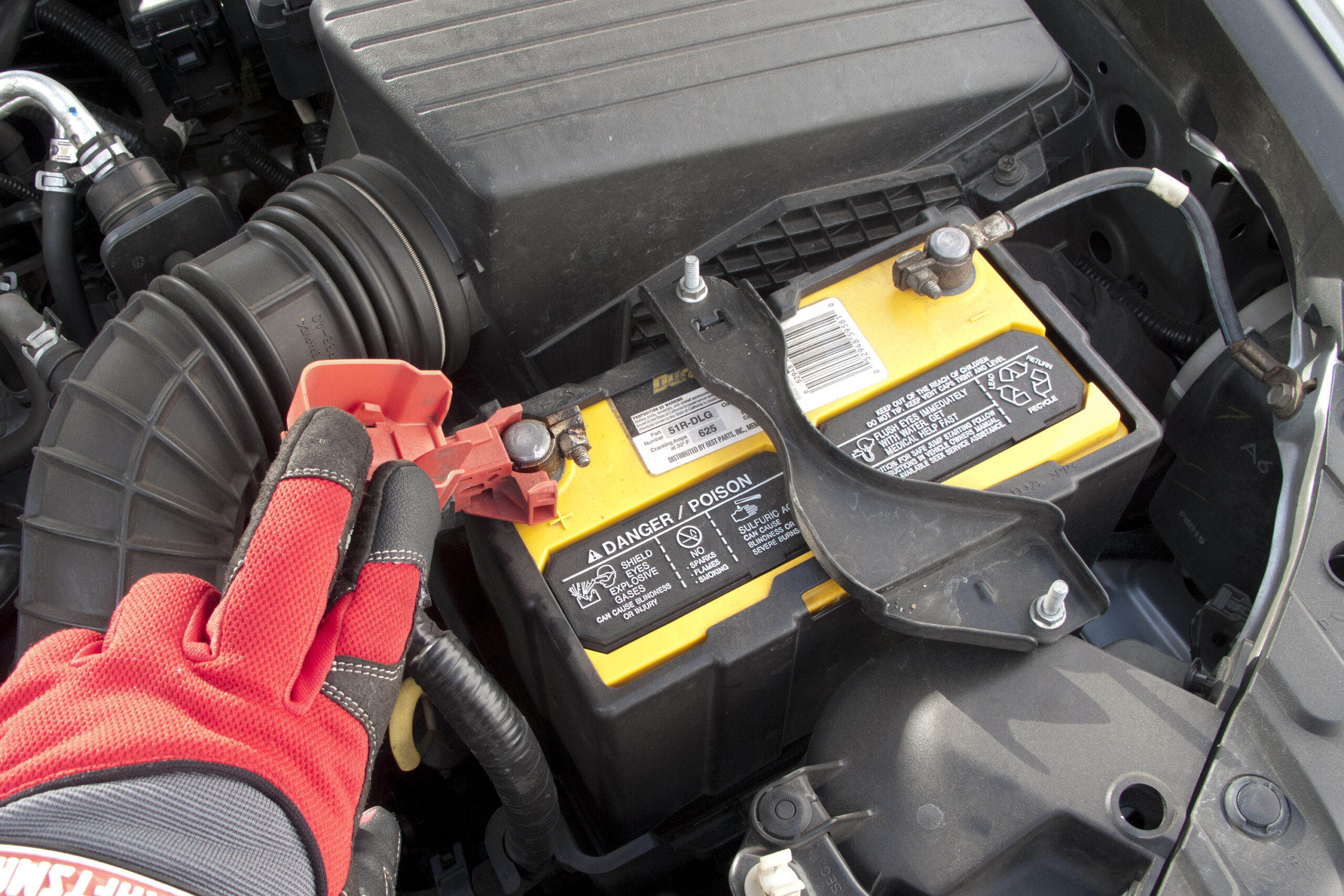 Picture of a battery to jumpstart
